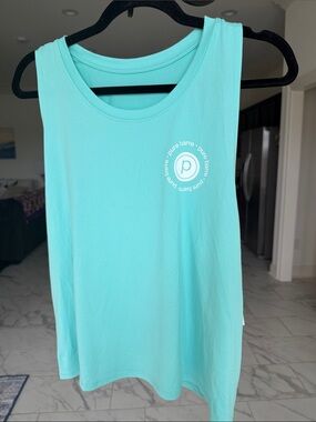 Pure Barre Teal Studio Tank